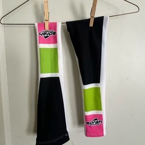 Bundle of Borah Teamwear Arm Warmers and Columbia sun sleeves.
